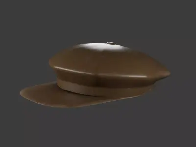 Newsboy cap 3D model