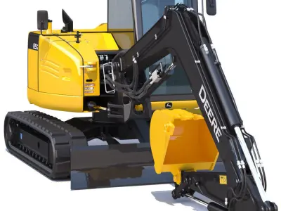 Compact Excavator Deere 85G 3D model