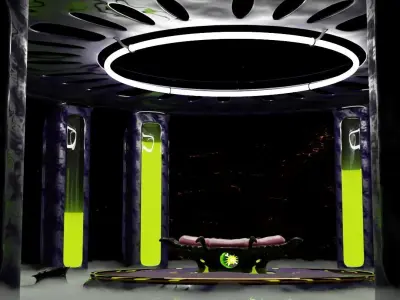 Dark Fantasy Chamber Set - Blender Only Free 3D model