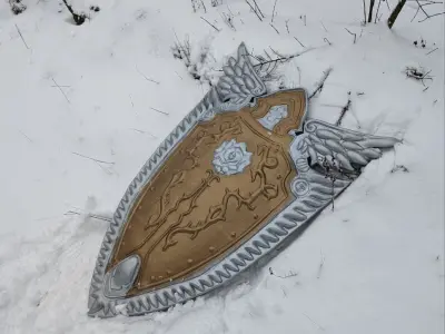 Imperial Crusader Shield from Lineage2 Game L2 3D print model 3D print model