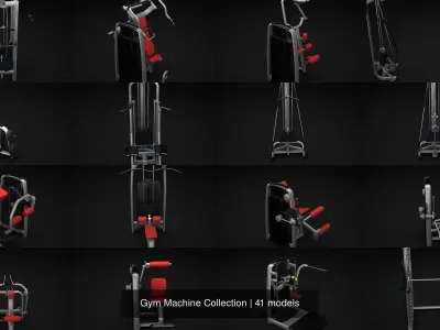 Gym Machine Collection 3D Model Pack