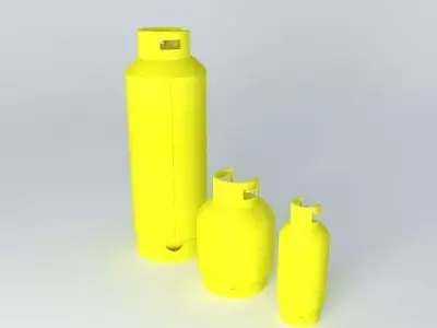 Gas liquado Free 3D model