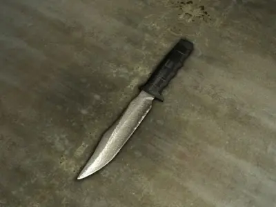 Army knife Low-poly 3D model get