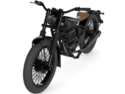 Motorcycle 3D model 5