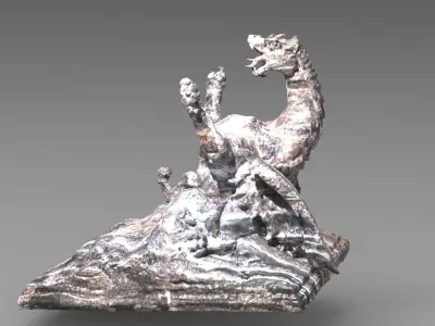 Dragon Holder stand 3  3D model