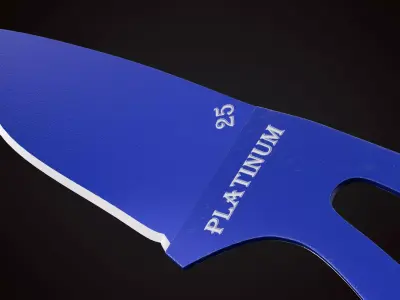 Knife 1 H Low-poly 3D model