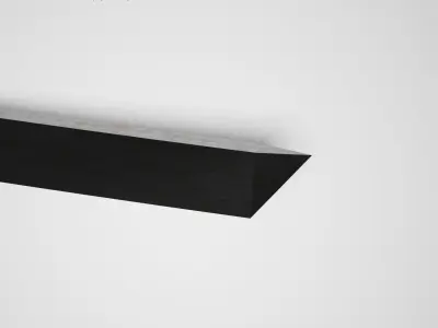 Katana samurai sword Low-poly 3D model 6