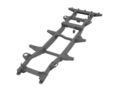 landrover chassis 3D model