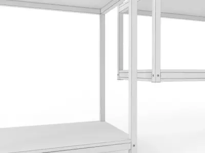 Shelves industrial style Free 3D model