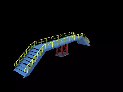 Industrial Terrain Range 3D model