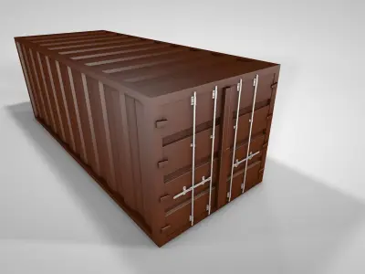 Container shipping 3D model order