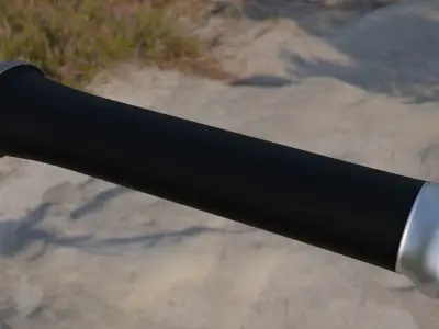Elucidator Sword Low-poly 3D model