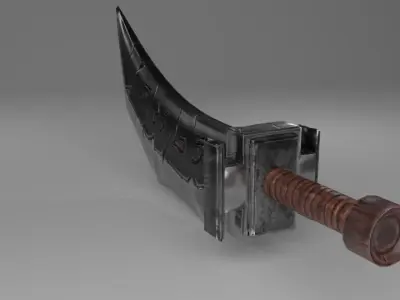 Sword 01 Low-poly 3D model