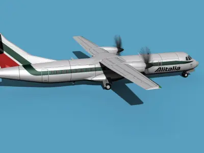 ATR  ATR-72-600 Alitalia 3D model