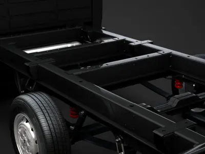 Peugeot Boxer Manager Chassis Truck Crew Cab 4035XL WB 2014 3D model