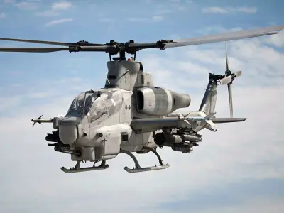 cobra helicopter 3D model
