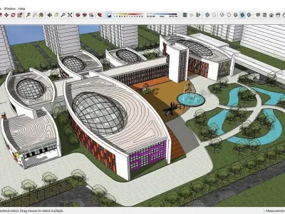 Sketchup Kindergarten B10 3D model