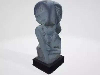 monument8 ancient egyptian statue 3D model