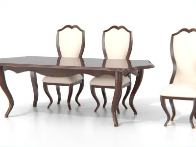 Furniture Collection - Tables Chairs Desks and Seating 3D Model Pack