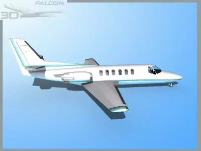 Falcon3D Citation V C560 F09 3D model