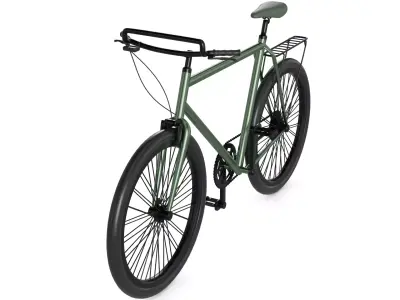 City Bike 3D model 3