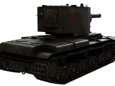Kliment Voroshilov tank 3D model buy