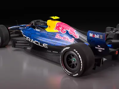 2026 RedBull F1 plus Photoshop files 3D model