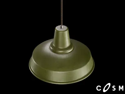 Military Lamp Low-poly 3D model