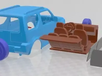 Suzuki Jimny 2005 Printable Car 3D print model