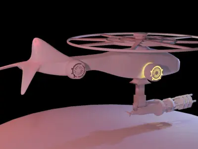Hitech Drone 3D model