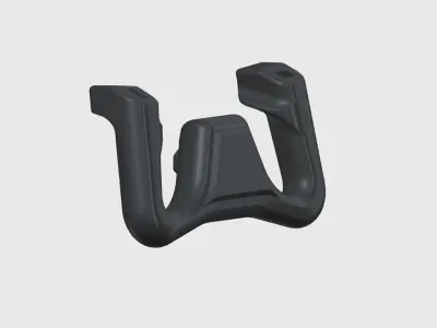 Beechcraft Style Flight Yoke for flight simulator 3D print model