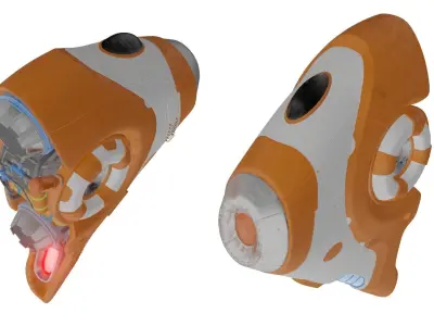 SHIP F15 underwater or submarine 3D model