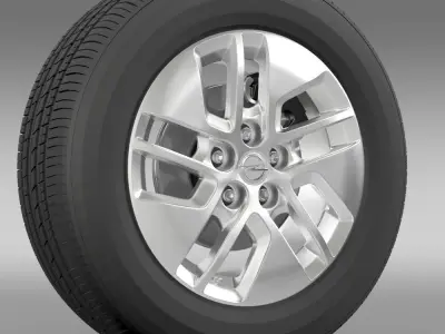 Opel Vivaro wheel 2015 3D model