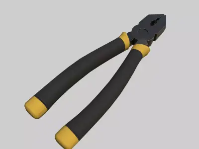 Crowbar Low-poly 3D model get