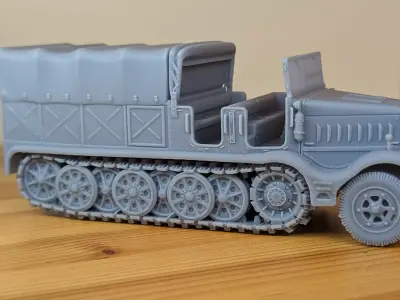 Sd Kfz 9 Zugkraftwagen 18t - FAMO 3D print model