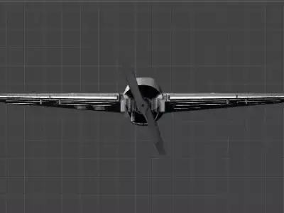 Shahed 136 Iran Drone Low-poly 3D model