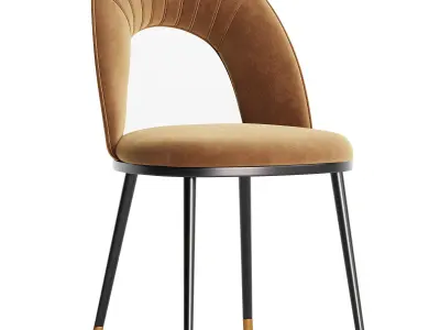 Hoff Soho dining chair set 3D model