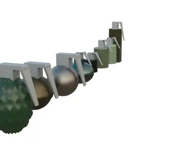 war bomb package Free low-poly 3D model