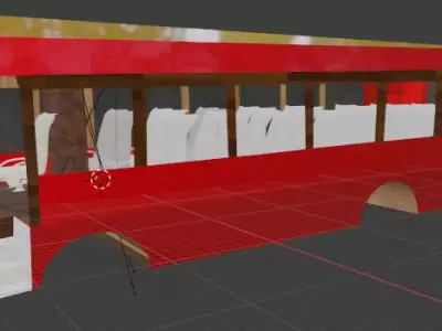 Travel Bus Free 3D model