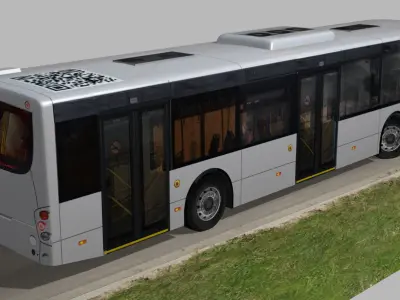 Volgabus 5270 CityRhythm 12 Low-poly 3D model