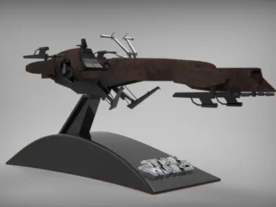 Barc Speeder - Clone Wars 3D print model