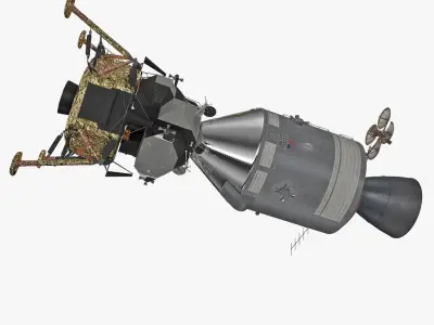 Apollo Spacecraft 3D model purchase 3D model