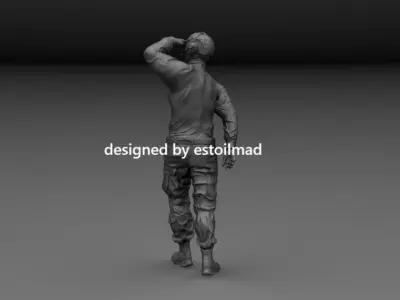 AIRCRAFT CARRIER DECK CREW v2 3D print model