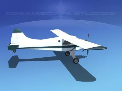 Dehaviland DH-2 Beaver SL10 3D model