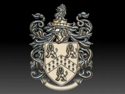 2 Coat of Arms 3D print model