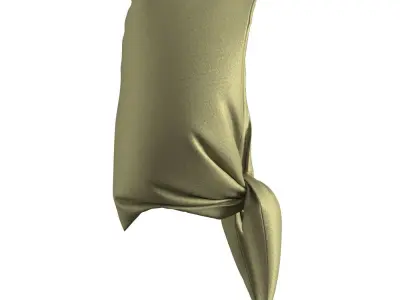 Nylon Padded Hat 3D model
