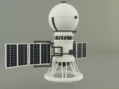 Vega solar system probe 3D model