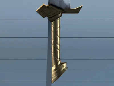 Sword 1 PBR 3D model