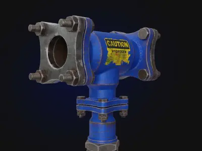 sledgehammer Low-poly 3D model