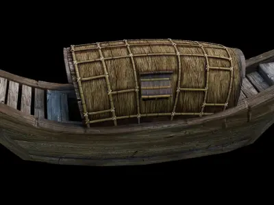 Fish Boat 3D model